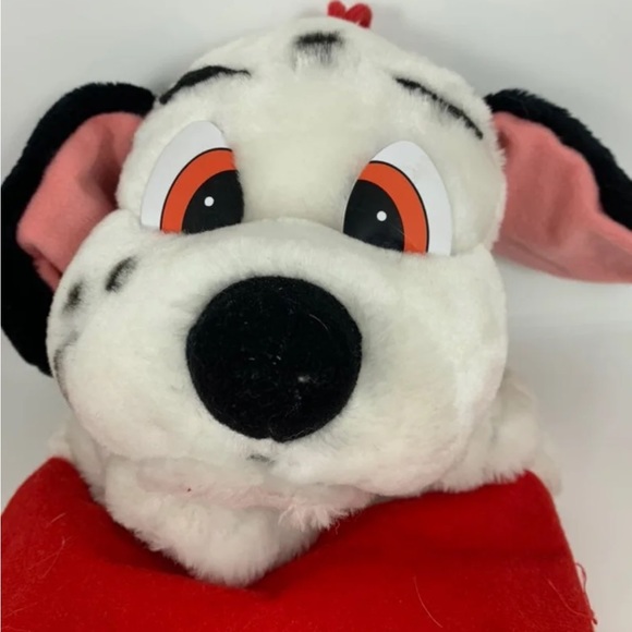 Vintage Disney 101 Dalmatians Plush Dog Christmas Stocking 90s - Picture 3 of 6